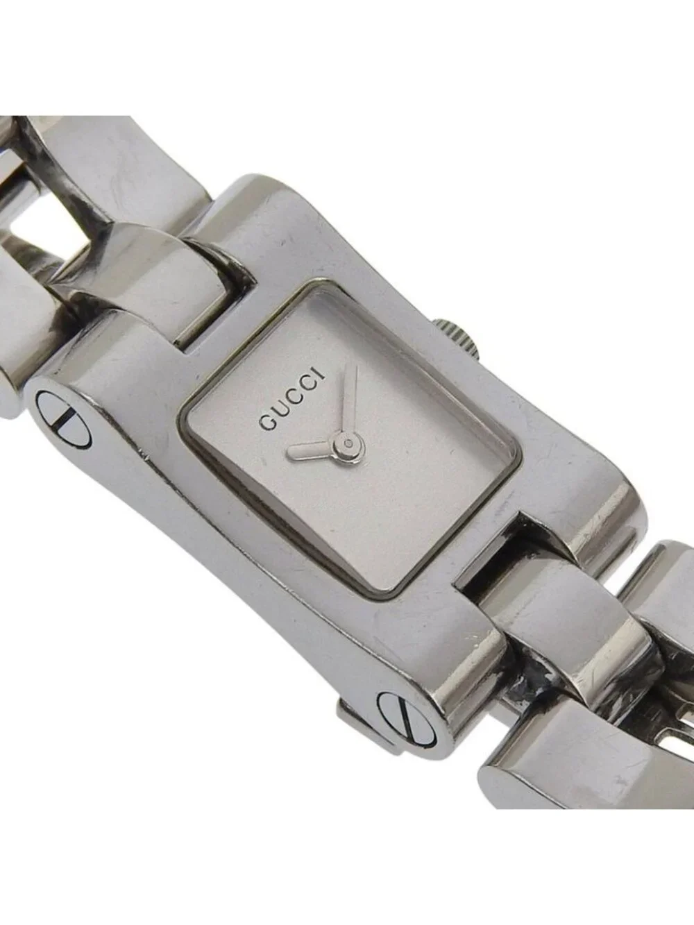Gucci Stainless Steel Quartz Analog Display Silver Dial Watch - Picture 3 of 8